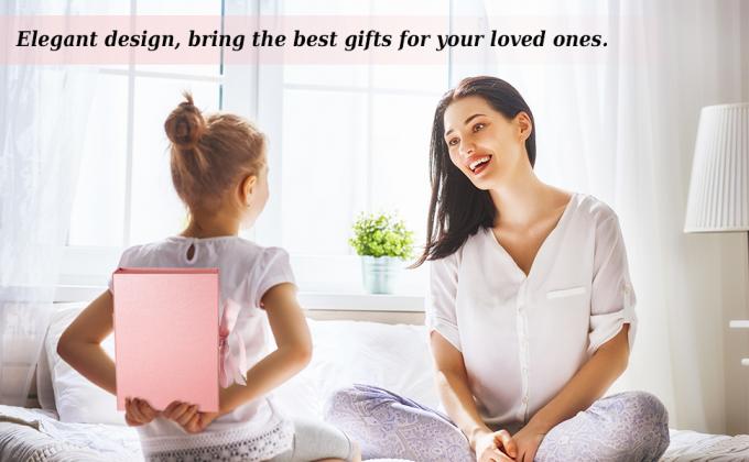 Sacos de compras luxuosos, convidados do casamento da loja do negócio da roupa de Matte Modern Embossed Birthday Merchandise 6