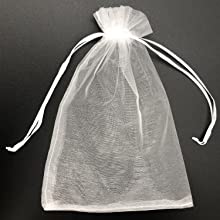 Sacos de Organza, Mesh Drawstring Gift Bags Small para sacos do favor da festa do beb&ecirc; do banquete de casamento da joia 20