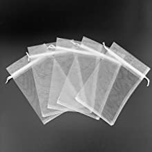 Sacos de Organza, Mesh Drawstring Gift Bags Small para sacos do favor da festa do beb&ecirc; do banquete de casamento da joia 22
