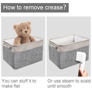 Cabazes da lavanderia, cesta de organização, organizador For Toy Collection do armazenamento de escaninho, cesta do armazenamento da lona 24