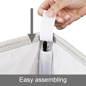 Cabazes da lavanderia, cesta de organização, organizador For Toy Collection do armazenamento de escaninho, cesta do armazenamento da lona 25