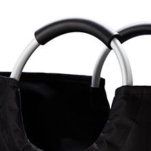 Carro de lavanderia sujo de lavagem da cesta de lavanderia do cabaz melhor com punho, armazenamento fácil dobrável da cesta de lavanderia 2