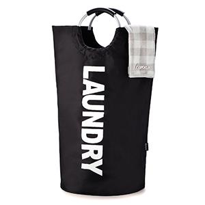 Carro de lavanderia sujo de lavagem da cesta de lavanderia do cabaz melhor com punho, armazenamento fácil dobrável da cesta de lavanderia 1