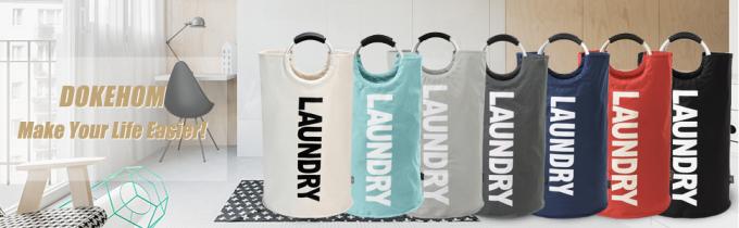 Carro de lavanderia sujo de lavagem da cesta de lavanderia do cabaz melhor com punho, armazenamento fácil dobrável da cesta de lavanderia 13