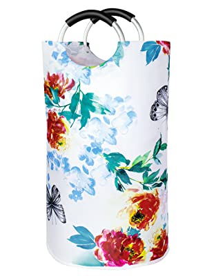 Cestas de lavanderia com Carry Handles fácil, cabaz, escaninhos de lavagem de dobramento, banheiro da lavandaria da família 0