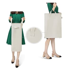 Cestas de lavanderia com Carry Handles fácil, cabaz, escaninhos de lavagem de dobramento, banheiro da lavandaria da família 20