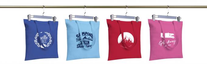 Totalizador econômico do algodão, sacos reusáveis de pano das compras na mercearia, propaganda, promoção, presente, oferta, atividade 1