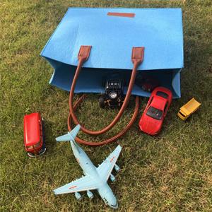 Grande reusável dos sacos de compras de Eco dos sacos de mantimento feito pelo produto sentido da tela ensaca o curso à moda Tote Bag Gray 2