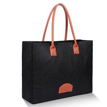 Grande reusável dos sacos de compras de Eco dos sacos de mantimento feito pelo produto sentido da tela ensaca o curso à moda Tote Bag Gray 7