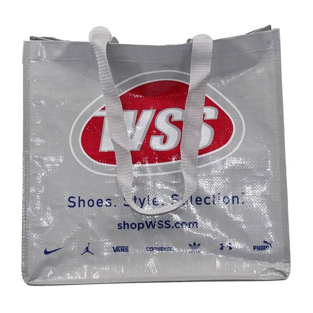 O punho laminado de Eco tela amigável, Tote Bag tecido Pp, RPET revestiu sacos acessíveis da compra reciclável dobrável 7