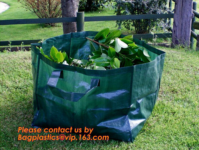 O jardim grande despede a batata cresce o saco, recipiente vegetal do pátio do tomate do saco do plantador do jardim