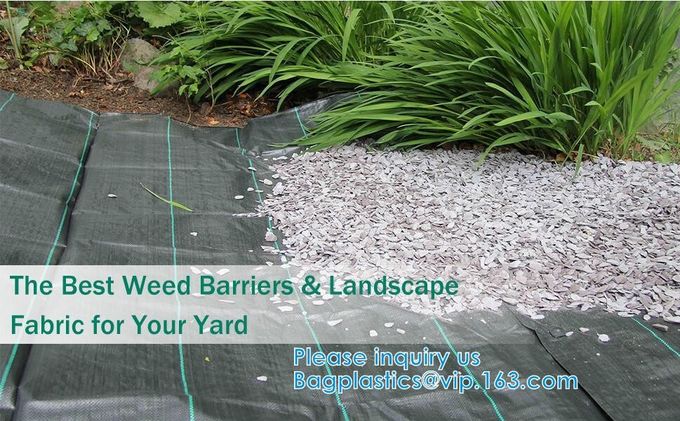 Tela de jardinagem personalizada Rolls da categoria, controle de ervas daninhas, Eco-amigável, cama de flor, palha de canteiro, Pavers, afiação, estacas 27 do jardim