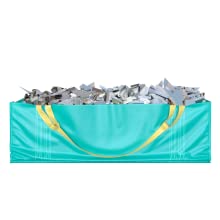 sacos grandes dos sacos da faixa clara, do saco do contentor, os dobráveis e os reusáveis da construção do desperdício, reusável múltiplo, rasgo resistente 15