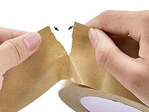Fita de Papel Kraft Autoadesiva, tamanho personalizado, Fita de Papel Marrom, Fita de Embalagem Marrom Biodegradável, Fita de Embalagem de Papel Com Adesivo Forte 3