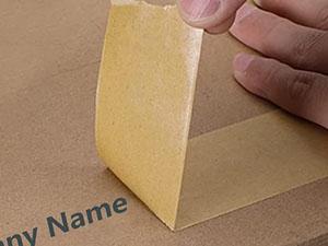 Fita de Papel Kraft Autoadesiva, tamanho personalizado, Fita de Papel Marrom, Fita de Embalagem Marrom Biodegradável, Fita de Embalagem de Papel Com Adesivo Forte 6