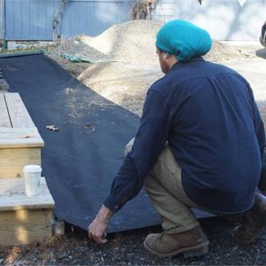 Esteira do controle de ervas daninhas, vegetação rasteira, cama de flor, palha de canteiro, Pavers, afiação, estacas do jardim, barreira da erva daninha, paisagem 15